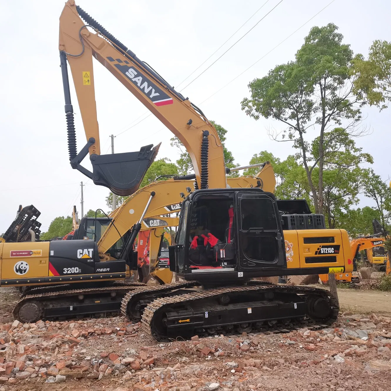 21 Ton Used Secondhand Sany Sy215c Hydraulic Crawler Construction Machinery Equipment