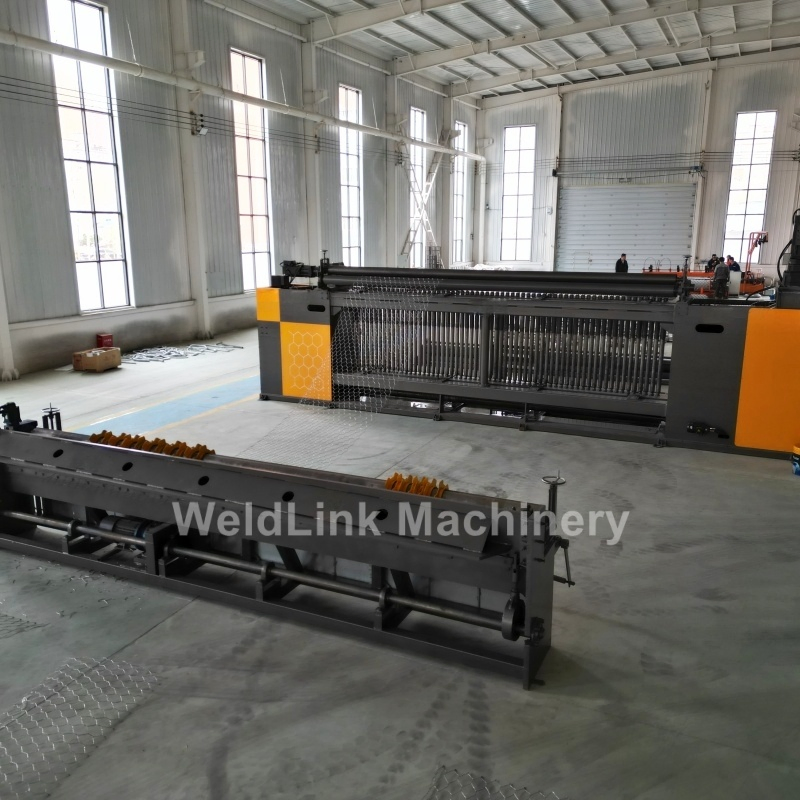 Automatic CNC PLC Controlled Gabion Mesh Machine Double Twist Hexagonal Wire Weaving Equipment Protection Civil Engineering Infrastructure Manufacturer Supplier