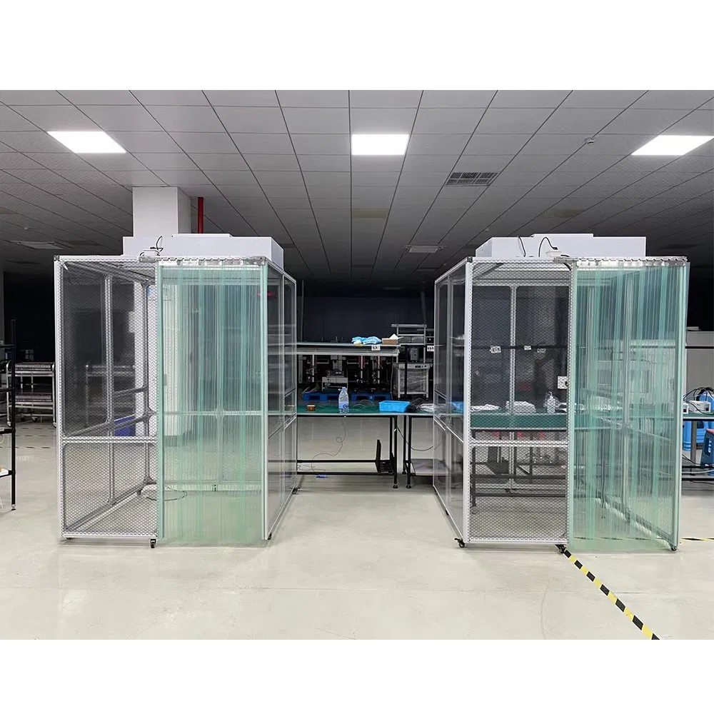 Heavy-Duty Opaque Clean Booth - for Industrial Cleanroom Equipment Maintenance