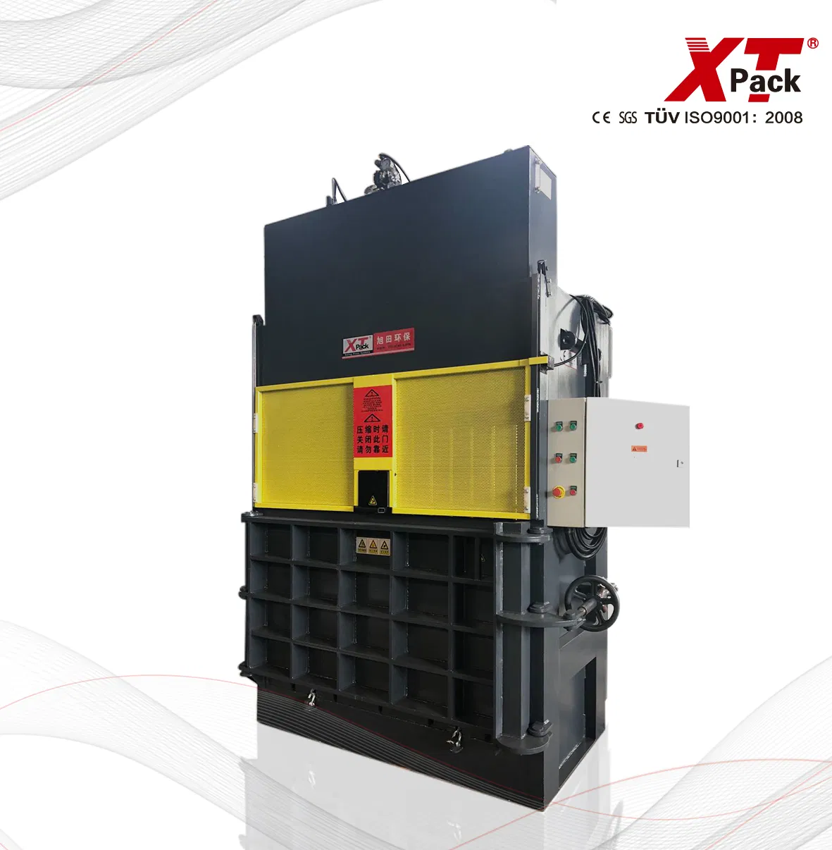 Hydraulic Automatic Square Vertical Waste Paper Cardboard Boxes Plastic Cotton Tyre Bottle Cans Film Used Clothes Recycling Scrap Metal Baler Machine