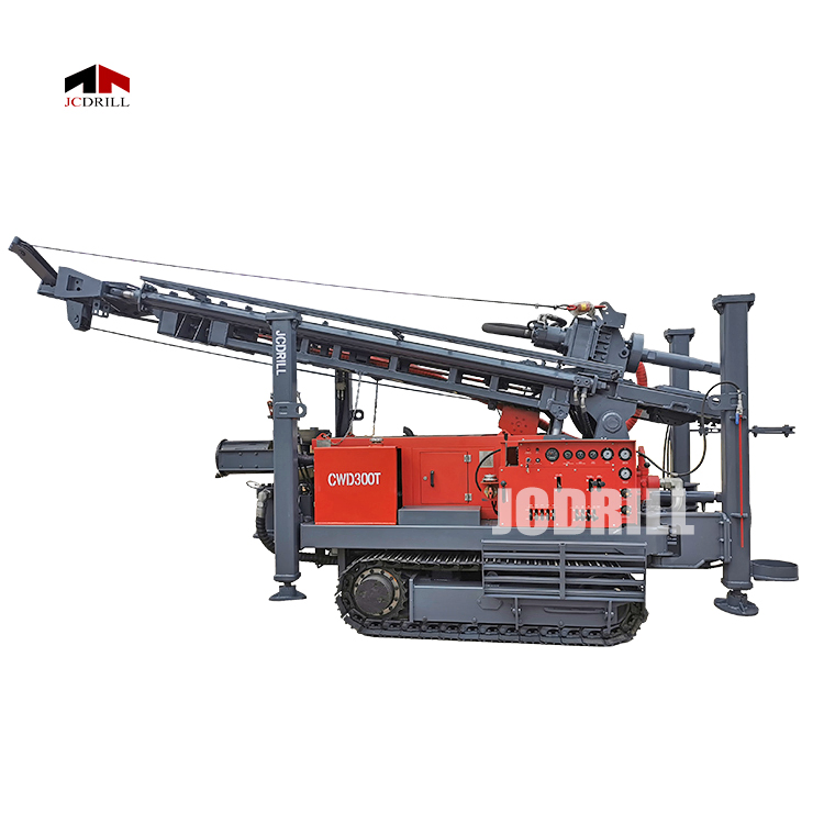 Mining Well Used Cwd300t 300m Crawler Hydraulic Borehole Drill Rig Equipment Water Well Drilling Rig Machine
