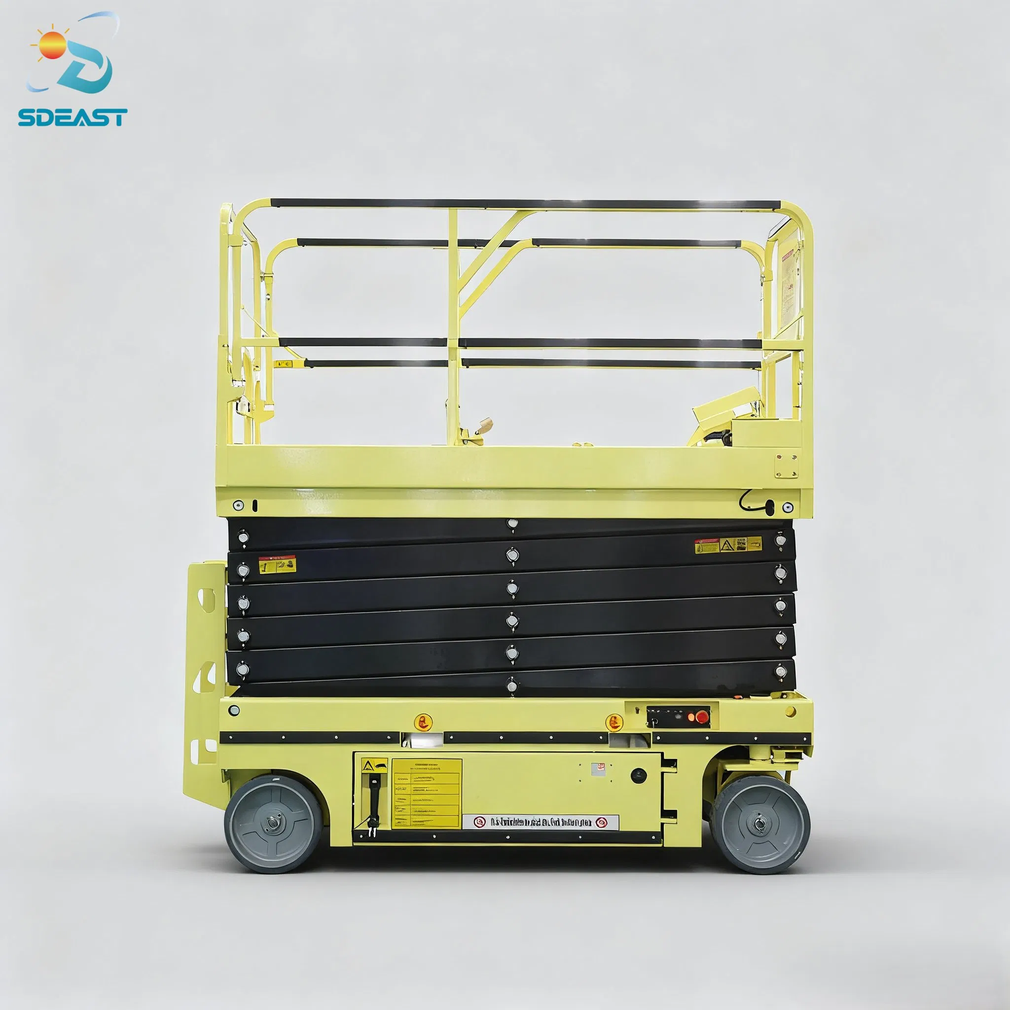 Heavy Duty Electric Scissor Lift Self Propelled Hydraulic Aerial Work Platform Mobile Lifting Equipment for Warehouse Construction Maintenance