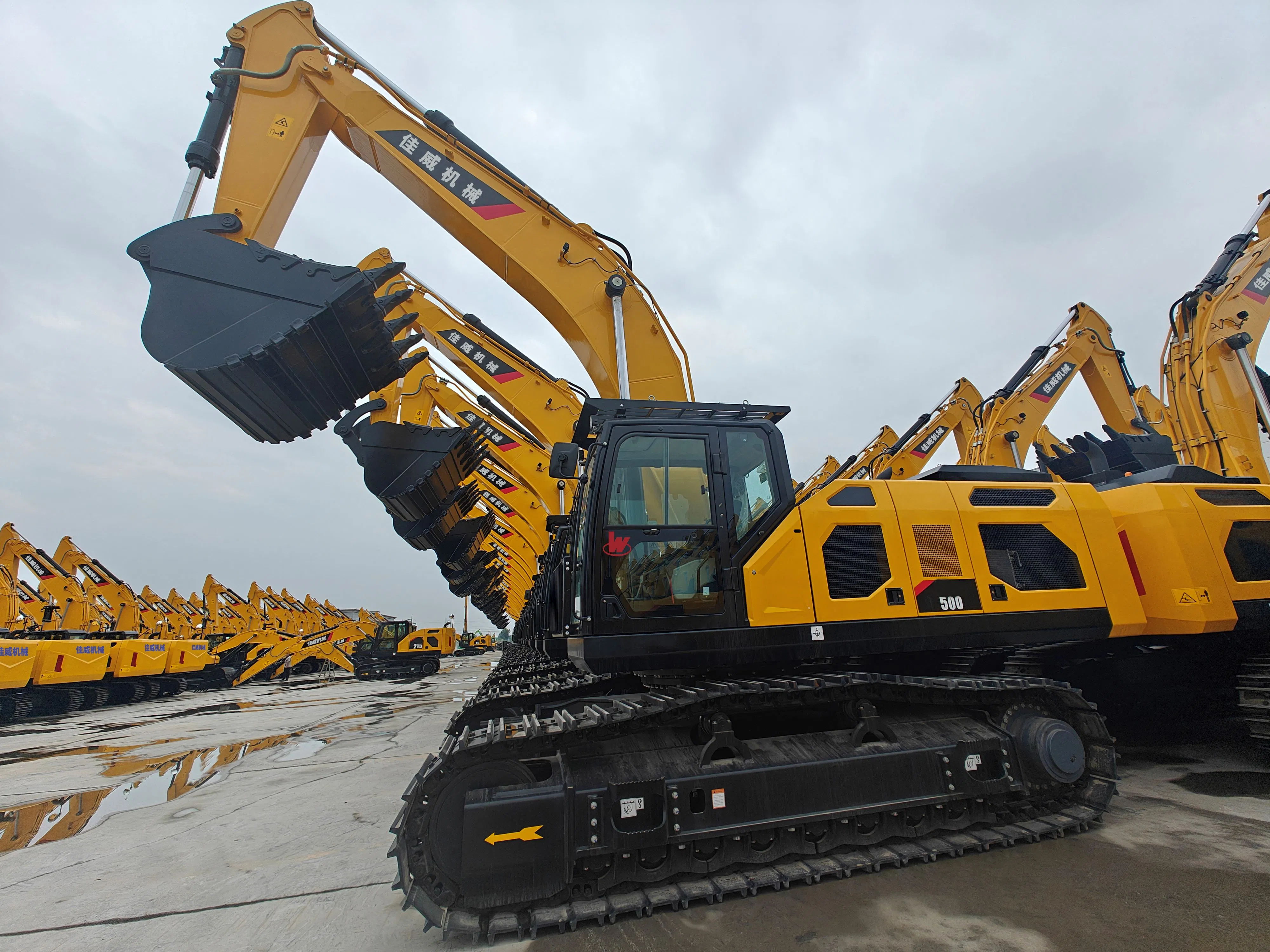 Large Hydraulic Excavator: 50 Ton Heavy Duty Excavation Equipment