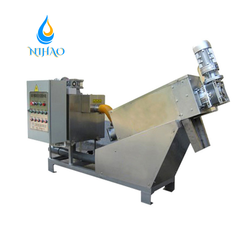 Low Infrastructure Investment Cost Dewatering Screw Presses Machine for Sewage Treatment