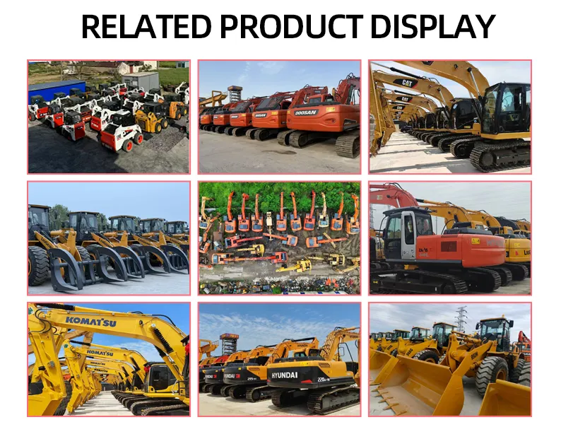 Used Original Excavator High-Performance Construction Machine