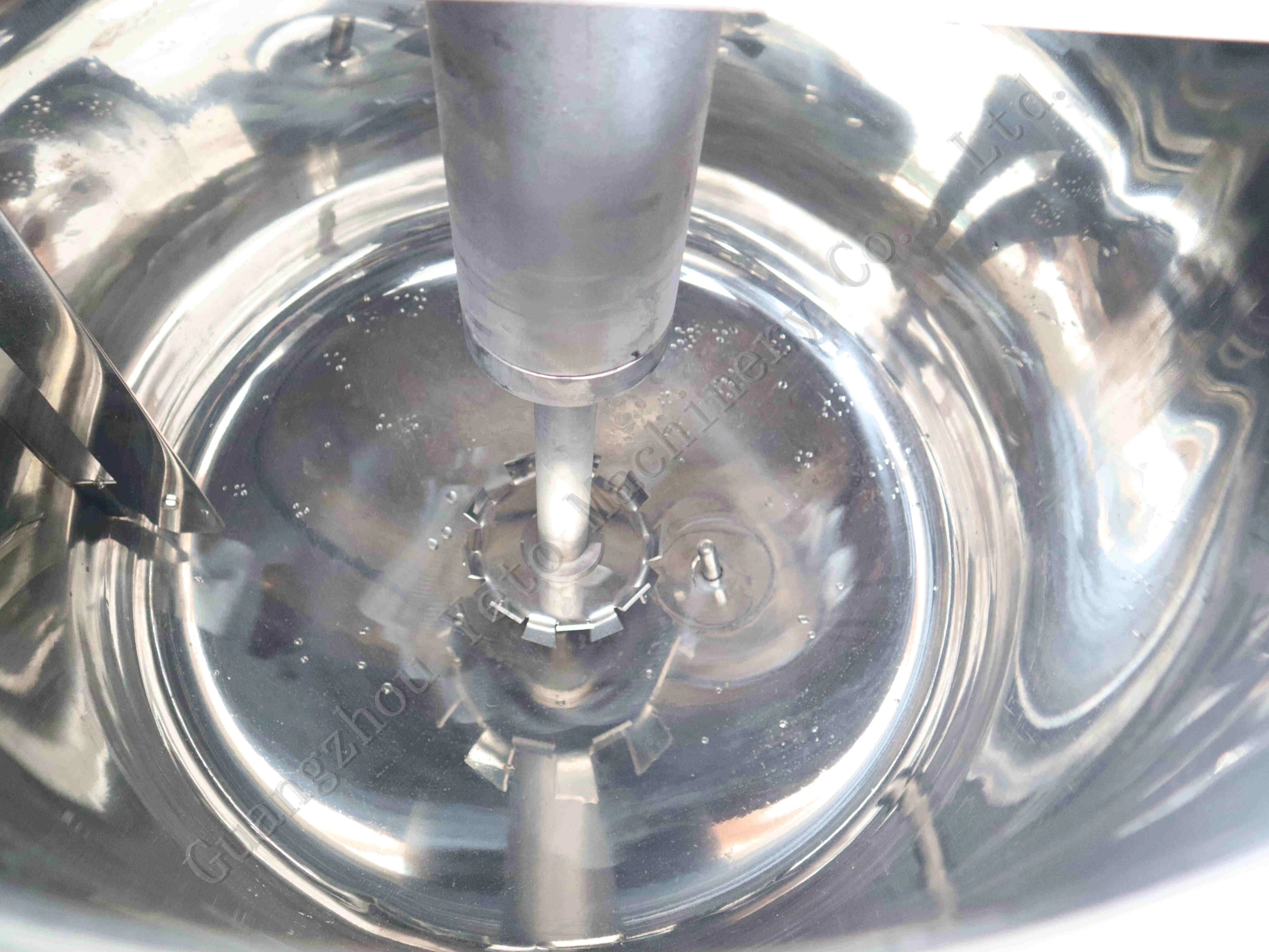 500L High-Speed Dispersion Plate Heating Blending Mixer Tank for Detergent Making Dish Washing Gel Mixing Equipment