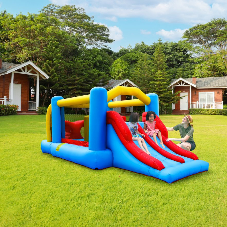 Heavy Duty Inflatable Bounce House Slide Combo for Commercial Rental Use