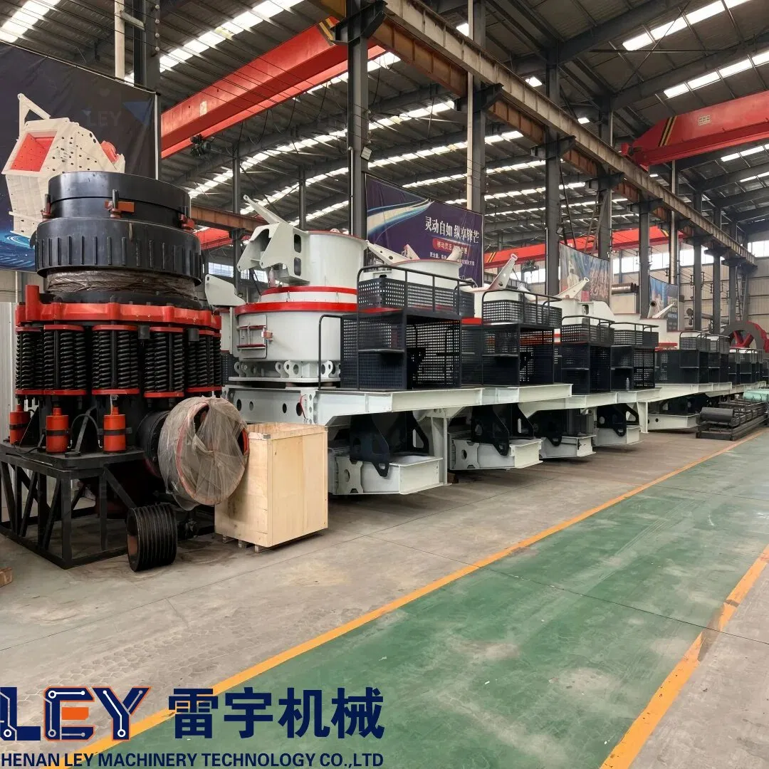 Mining Quarry Crusher / Vertical Shaft Silica Sand Production Line Sand Making Machine