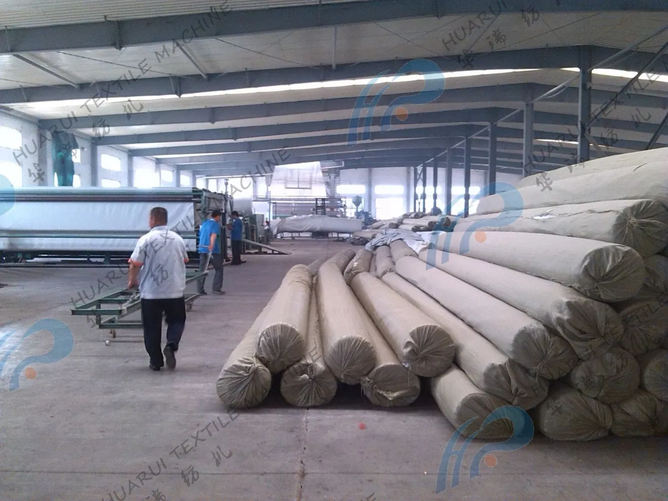 Road Constructions Used Needle Punch Machines Pet Fiber Non-Woven Polyester / Geomembrane/ Geotextile Production Line Coconut Fiber Needle Punch Machine