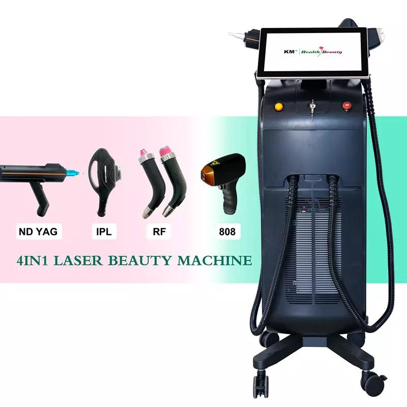 Km Ice Titanium Epilator Laser Permanent Hair Removal Machine for Sale/Alexandrite Diode Laser/Laser Diod Hair 808 Beauty Salon Equipment