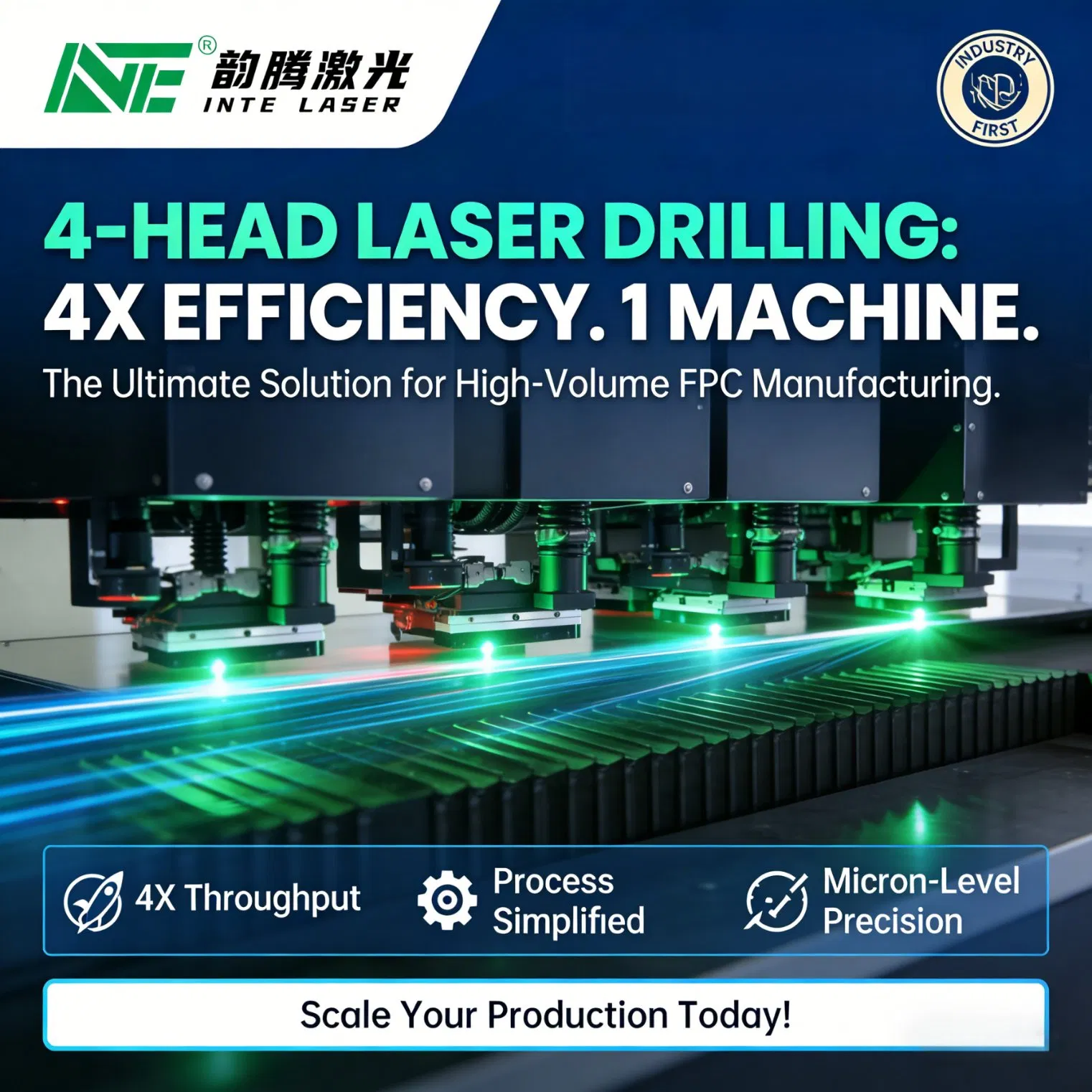 Global Four-Head Laser Drilling Equipment Provider: Tailored Solutions for International Electronics Buyers