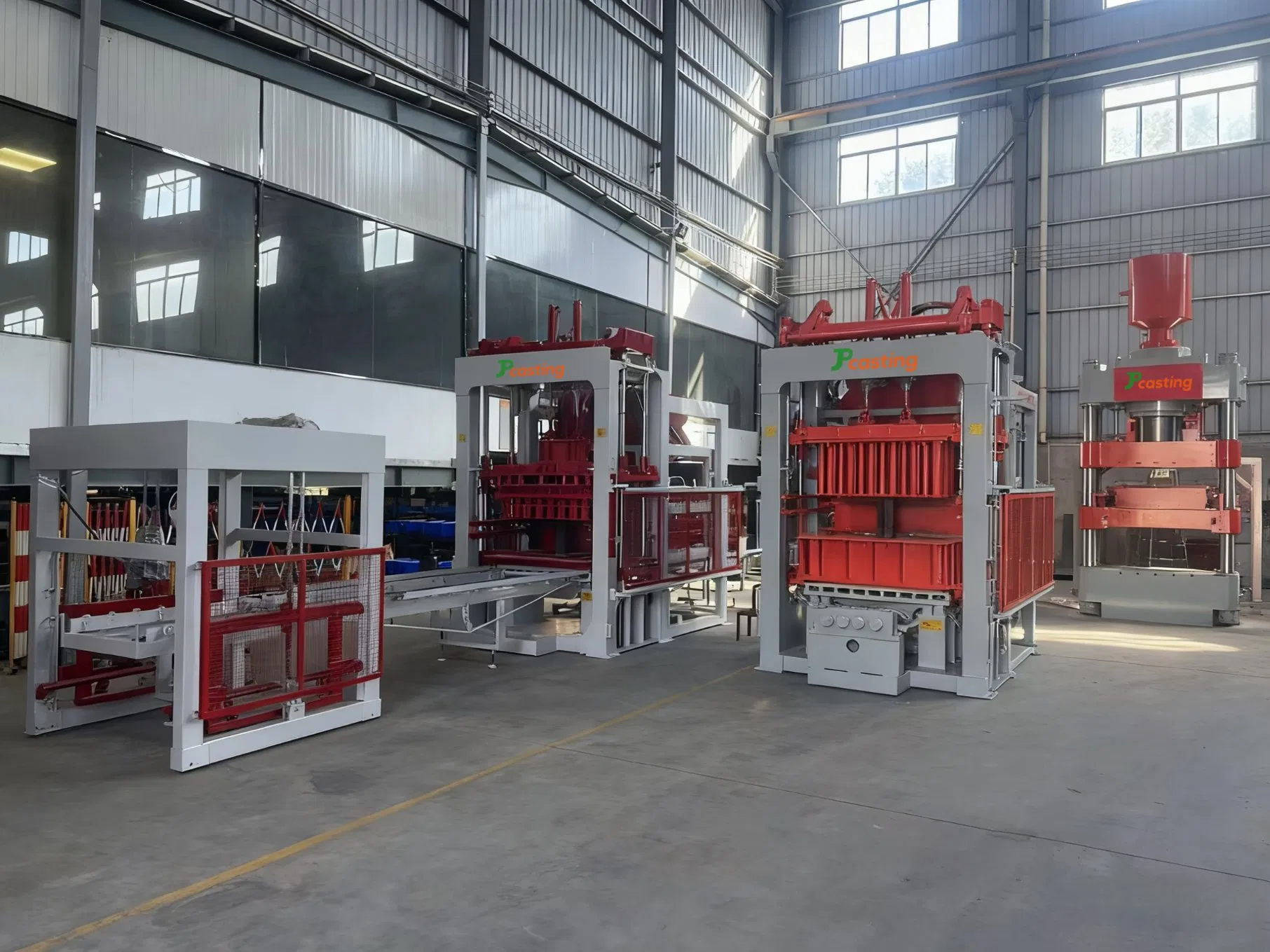 Public Infrastructure Paver Block Making Machine Production Line High Efficiency Hydraulic System