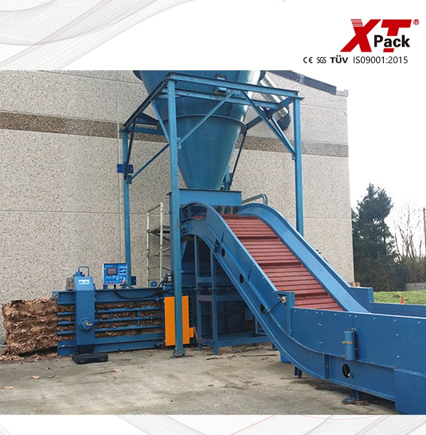 Hirizontal Hydraulic Baler Machine for Used Clothing Pet Bottle Baling Machine