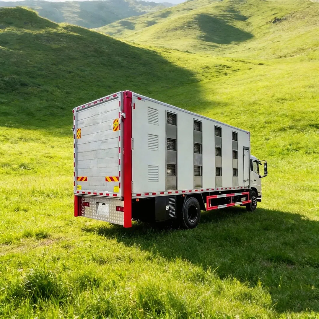 Multi Layer Double Deck 3 Three Floors Delivery Fresh Poultry Farm Livestock Breeding Special Day Old Chick Chicken Pig Cattle All Animal Transport Truck