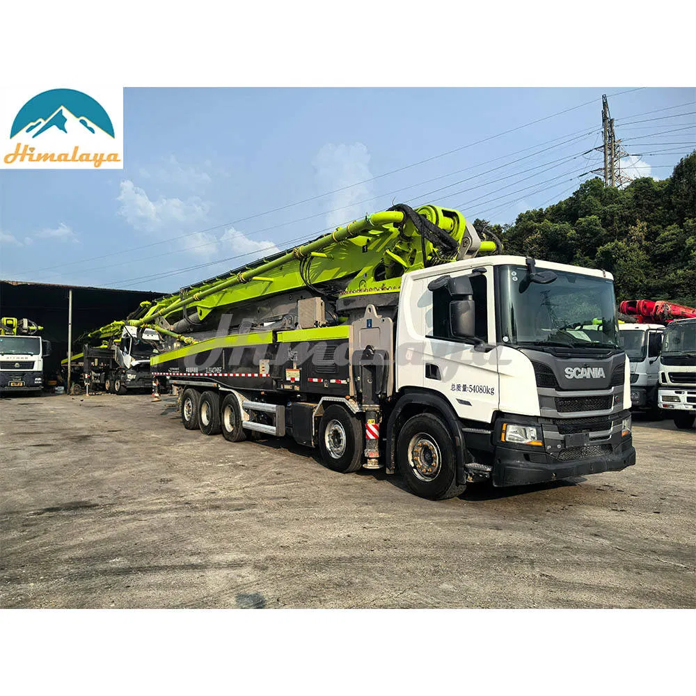 Used 67m Long Boom Concrete Pump Truck for Construction Projects