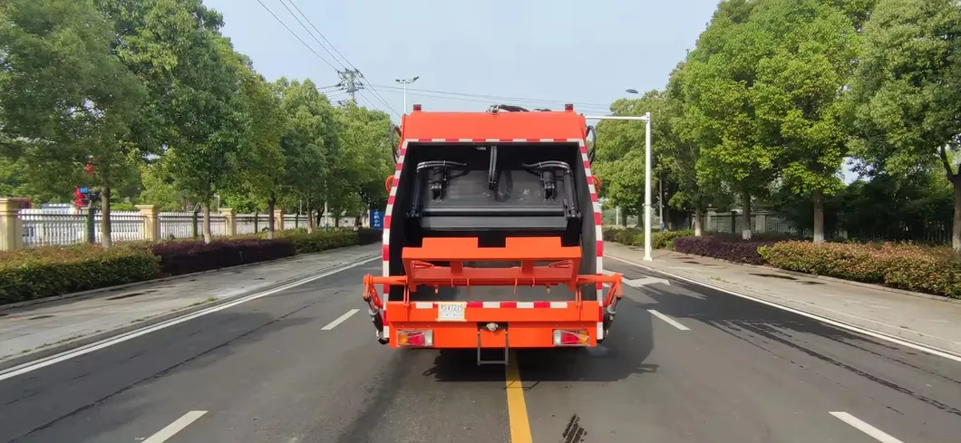 Garbage Compactor Truck View 6