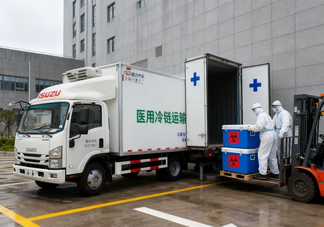 Refrigerated Truck View 1