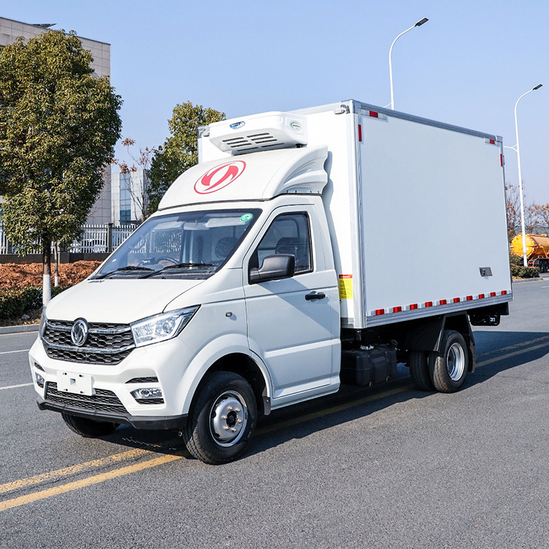 Dongfeng 4X2 Small Chiller Lorry Refrigerator Van Cooling Box Truck for Sale