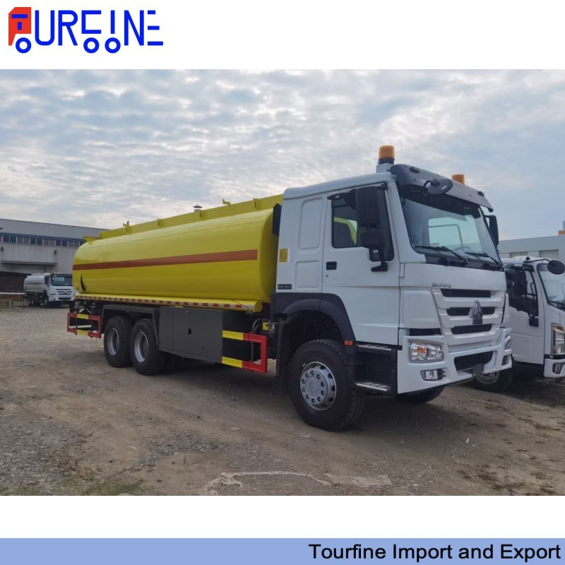 30000L White HOWO Fuel Tanker Truck with Weichai Engine for Africa