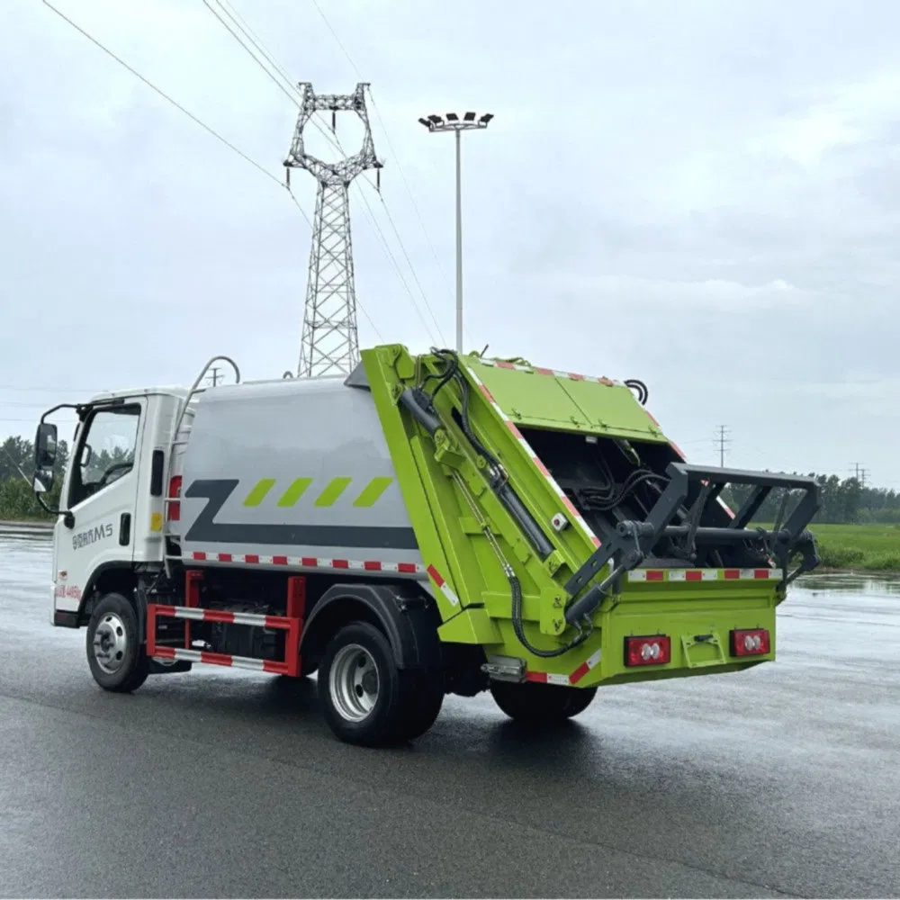 High Efficiency Refuse Compactor Truck for Garbage Collection Points