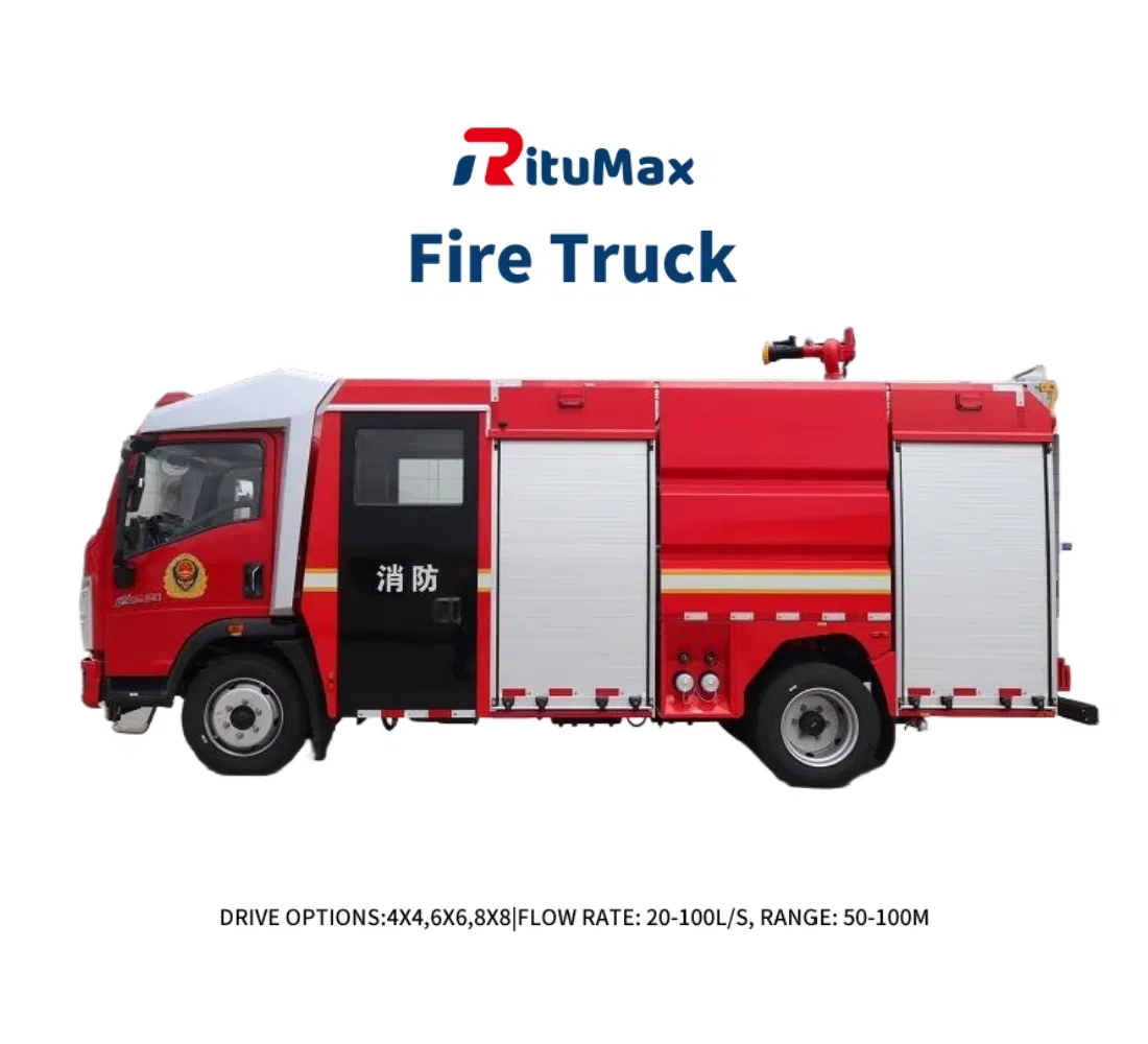 High-Capacity 4X2 Fire Truck with Advanced 5000L Foam Tank