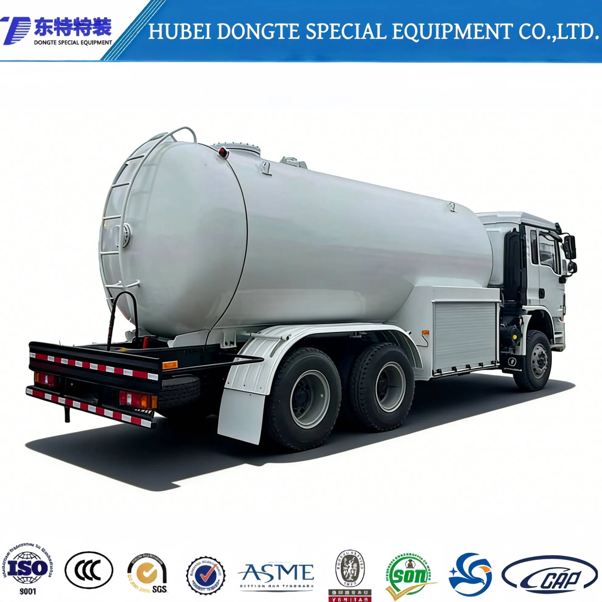 Heavy Duty 5mt 10, 000litres Hoho Steel Aluminium Fuel Tanker Truck Diesel Oil Refueling Truck Dispenser