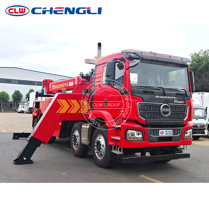Shacman H3000 8X4 450HP Heavy-Duty Rescue Vehicle Tow Crane Vehicle Wrecker Truck Great Quality
