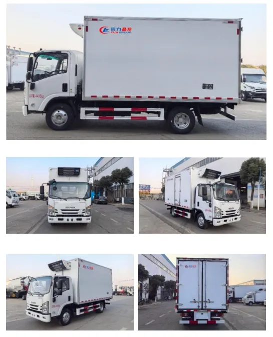 Refrigerated Delivery Truck View 1