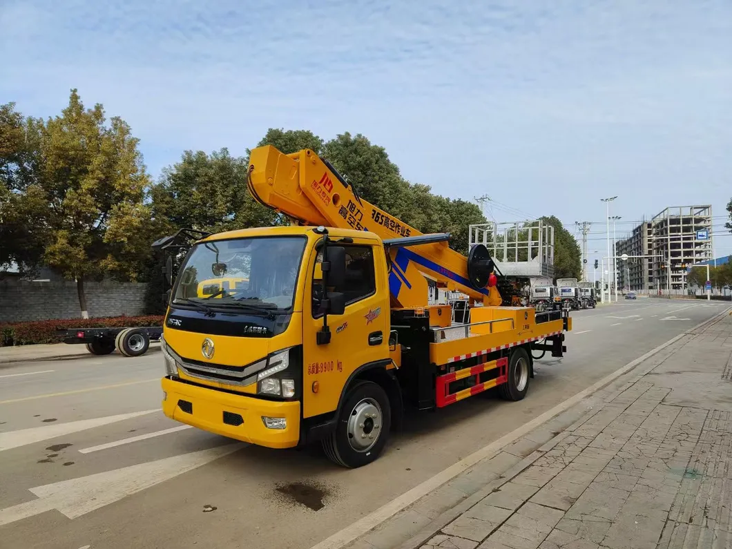 Aerial Work Truck Rear View