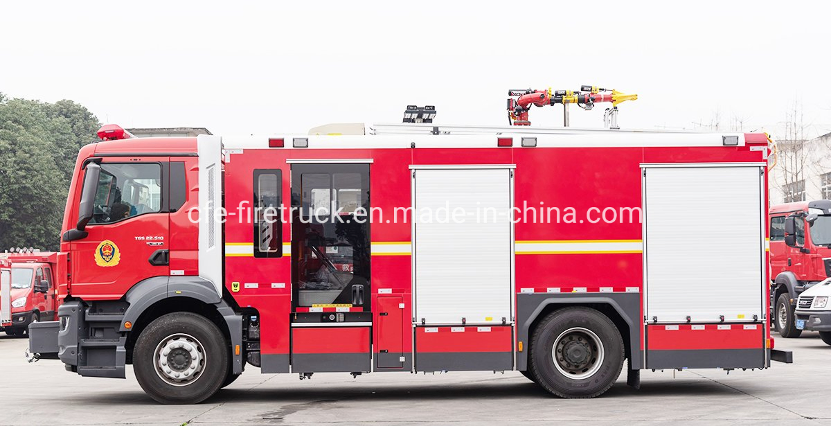 Man Cafs Fire Fighting Truck Fire Engine Specialized Vehicle Price China Factory