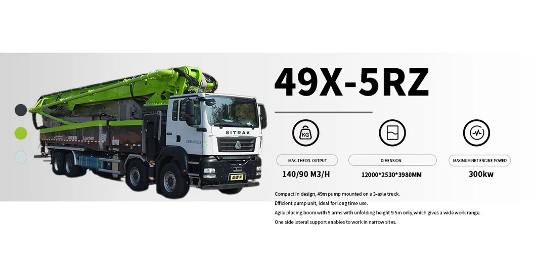 Concrete Pump Truck View 5