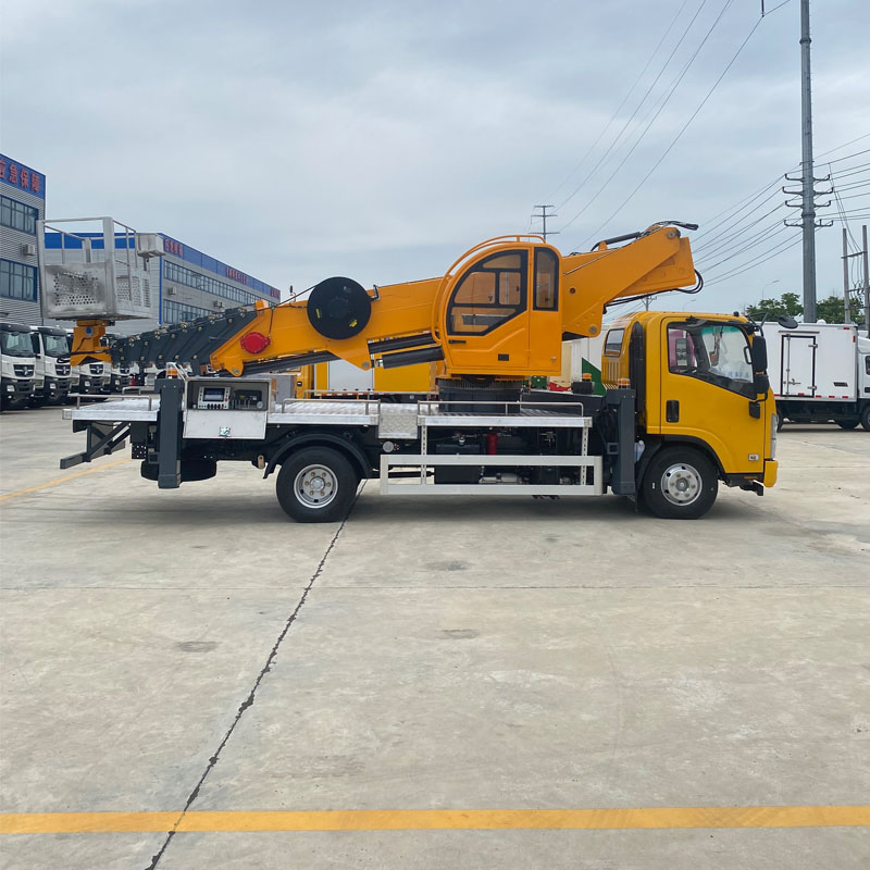 Insulated High Platform Hydraulic Telescopic Access Bucket Boom Ladder Scissor Lift Work Aerial Manlift Crane Bridge Inspection Truck Cherry Picker Vehicle