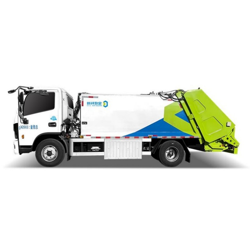 Ckd 8m3 container shacman howo compressed compactor kitchen electric used garbage truck