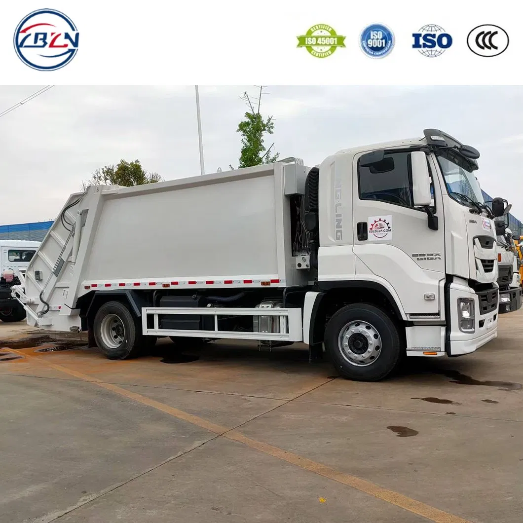 Hot Selling I Suzu Giga LHD Rhd 4X2 12cbm 14m3 Rubbish Garbage Compactor Truck/ Waste Compactor Truck for Street Garbage Collection