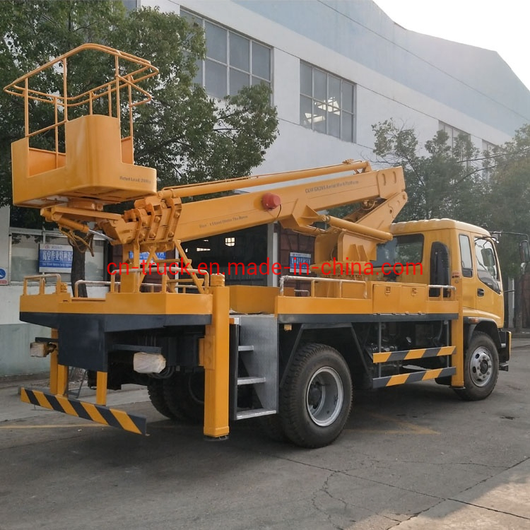 China Factory Made Bucket Lifting Vehicle Isulated Aerial Work Platform Truck