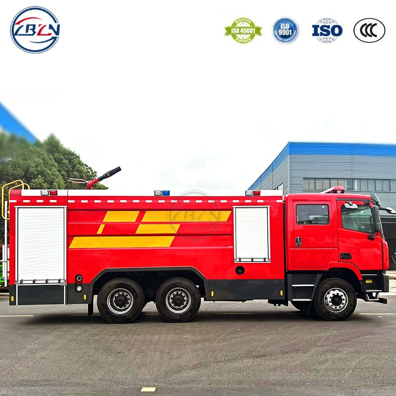 Foton Auman 6X4 10000L Water and Foam Tanker Rescue Fire Fighting Truck Fire Engine with Pump for Sales