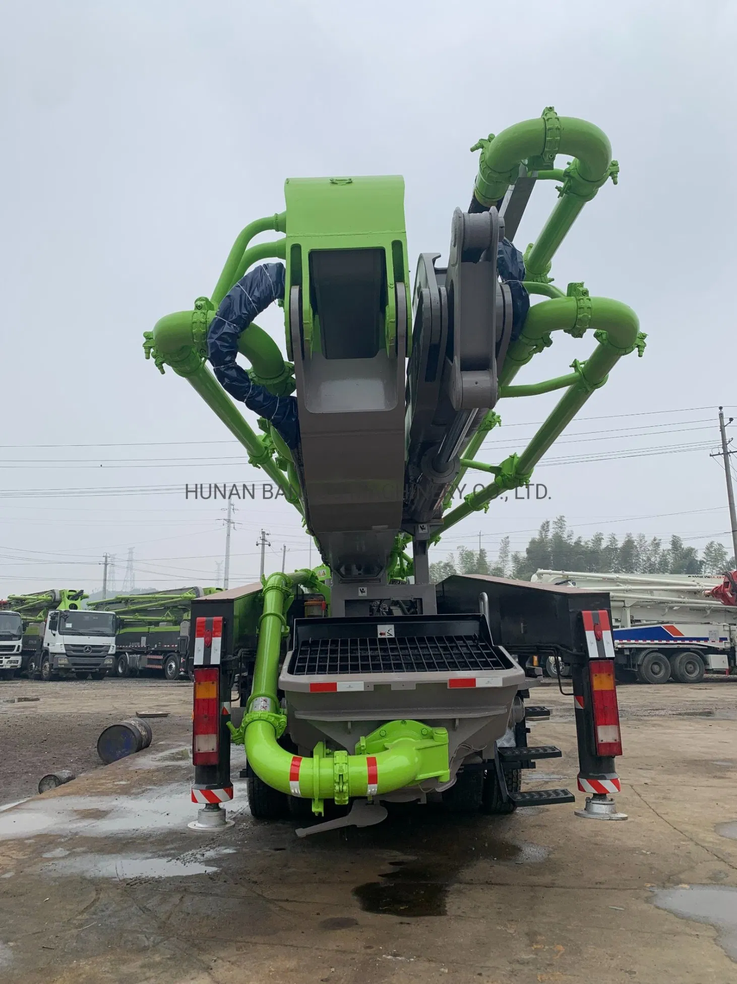 Actros 4141 56 Meter Concrete Pump Truck Used Construction Machinery Concrete Placing Boom Used Truck Mounted Concrete Pump Beton Zoomlion Pump Truck