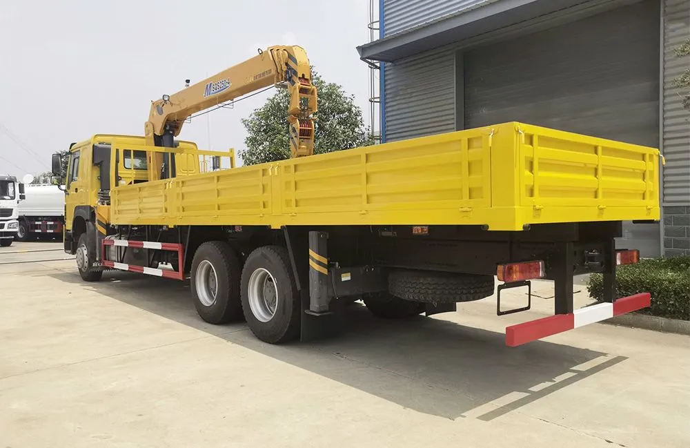 Crane Truck Rear View