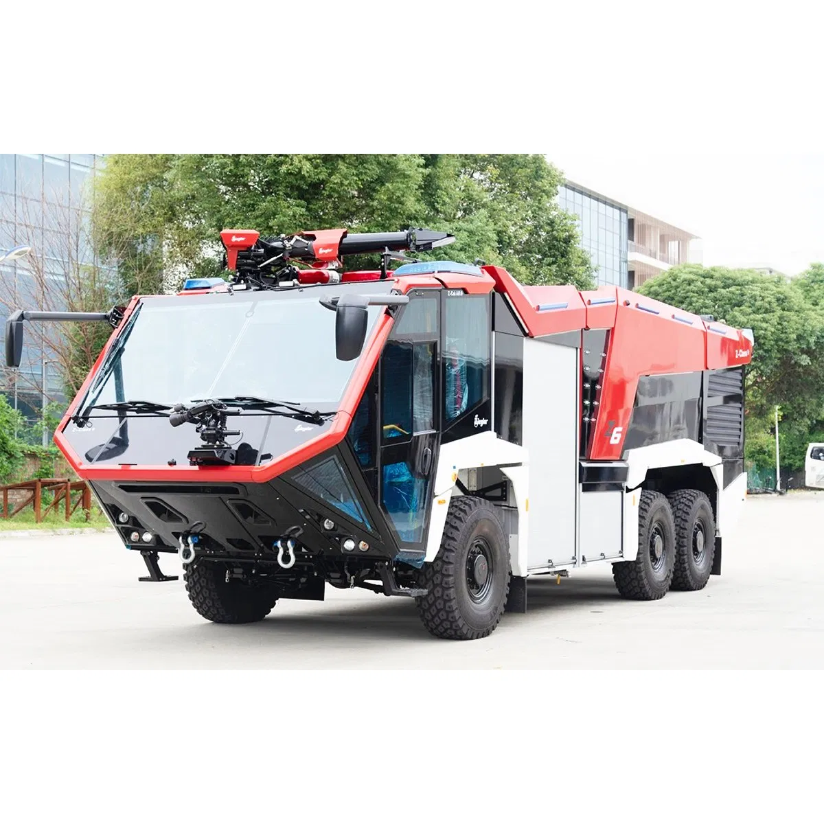 6X6 Airport Fire Fighting Truck Water Foam Vehicle Good Quality Specialized Vehicle China Factory