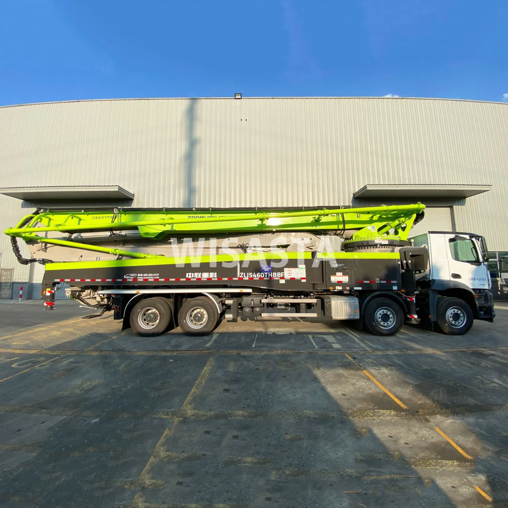 Brand New Zoomlion Zlj5460thbbf Benz Chassis 62m Concrete Pump Truck for Sale