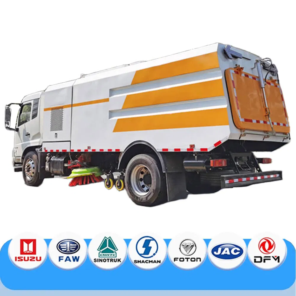 Multi-Function 5 Ton Dongfeng Road Sweeper Truck 6 Wheel 190HP for Municipal Cleaning Street Sweeper Truck