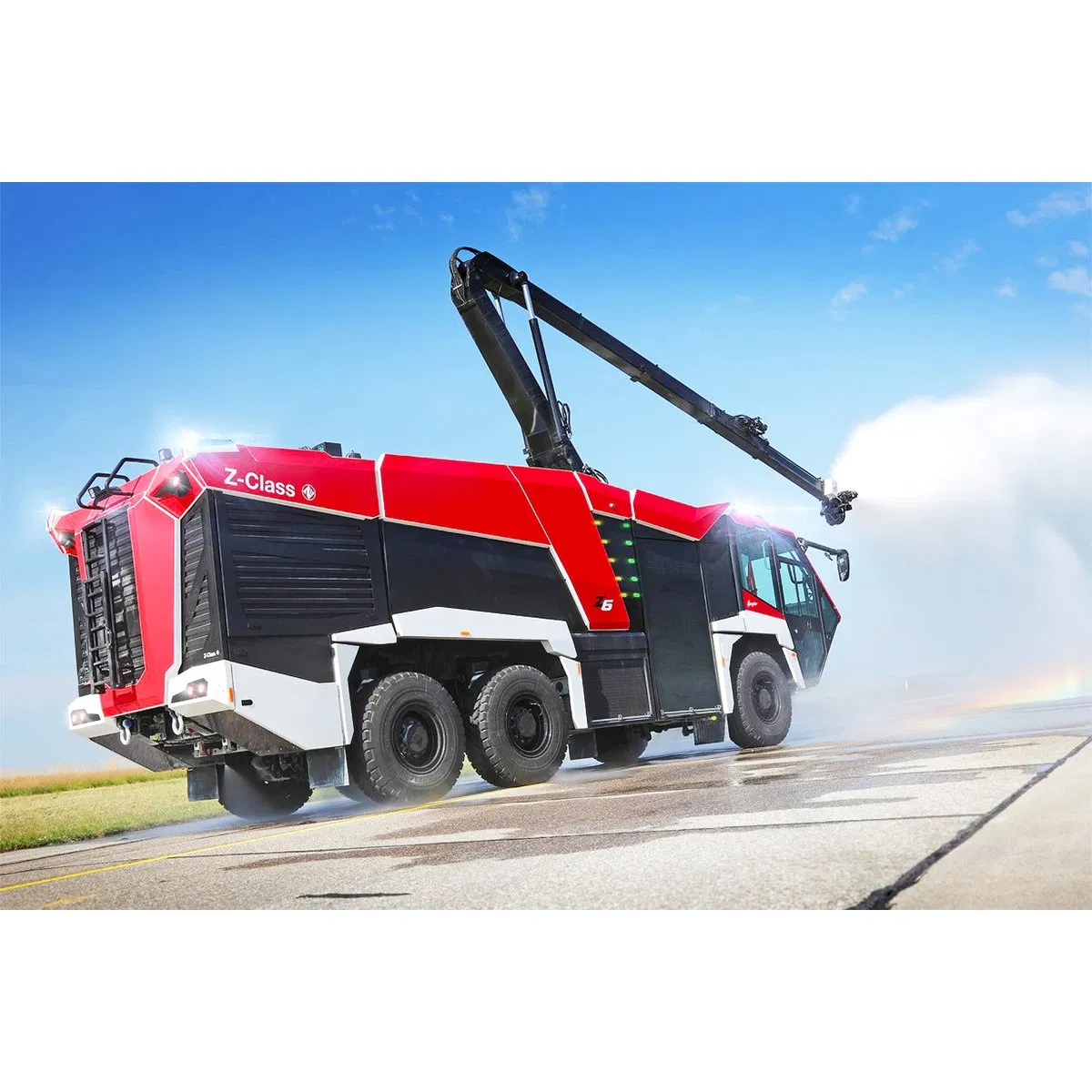 6X6 Airport Rescue Fire Fighting Truck Water Foam Vehicle Good Quality Specialized Vehicle China Manufacturer