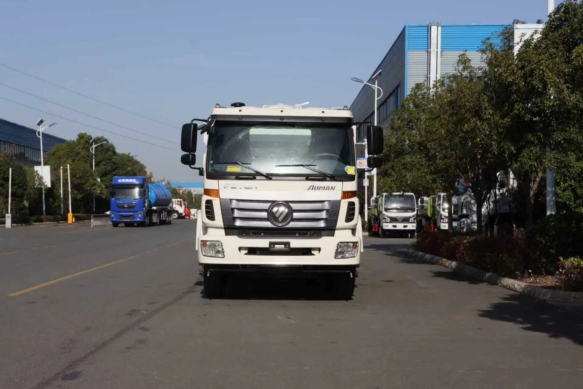 High Pressure Vacuum 7 Cubic Highway Dust Sweeper Road Sweeper Truck