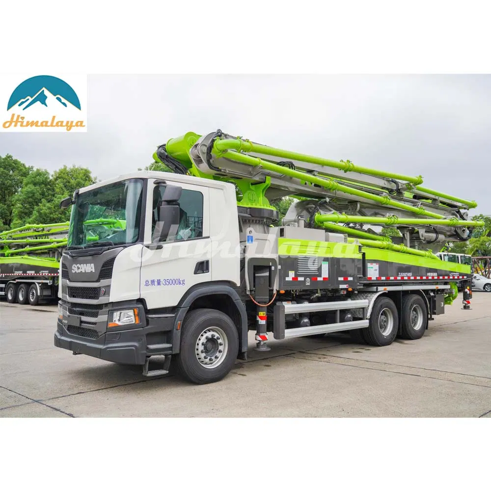 Zoomlion Customized Brand New Hydraulic 52m Truck Mounted Concrete Pump