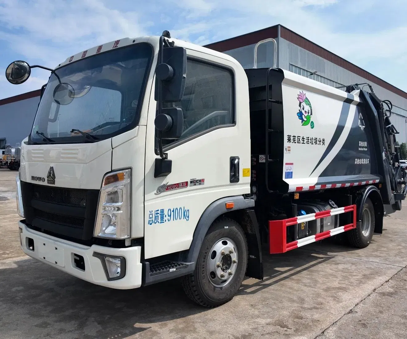 SINOTRUK HOWO 4X2 6X4 5CBM 10CBM Garbage Truck Garbage Compactor Compressed Waste Collection Truck Refuse Compactor Truck Compression Garbage Truck Waste Truck