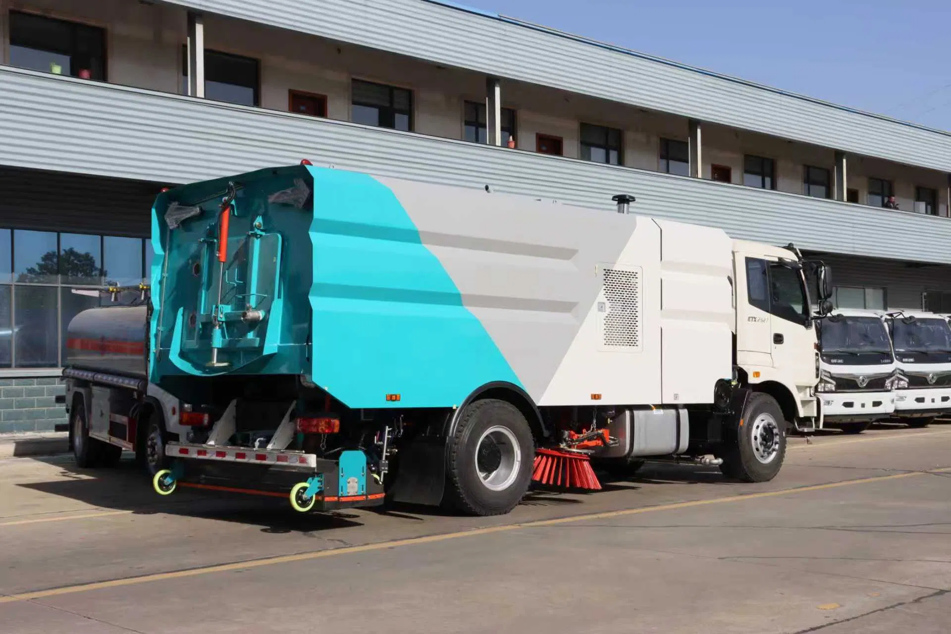 High Pressure Vacuum 7 Cubic Highway Dust Sweeper Road Sweeper Truck