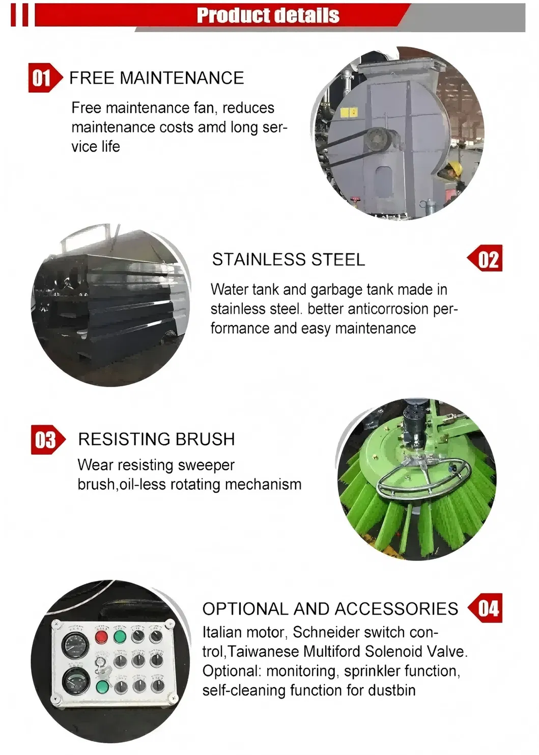 Sweeper Truck Structure