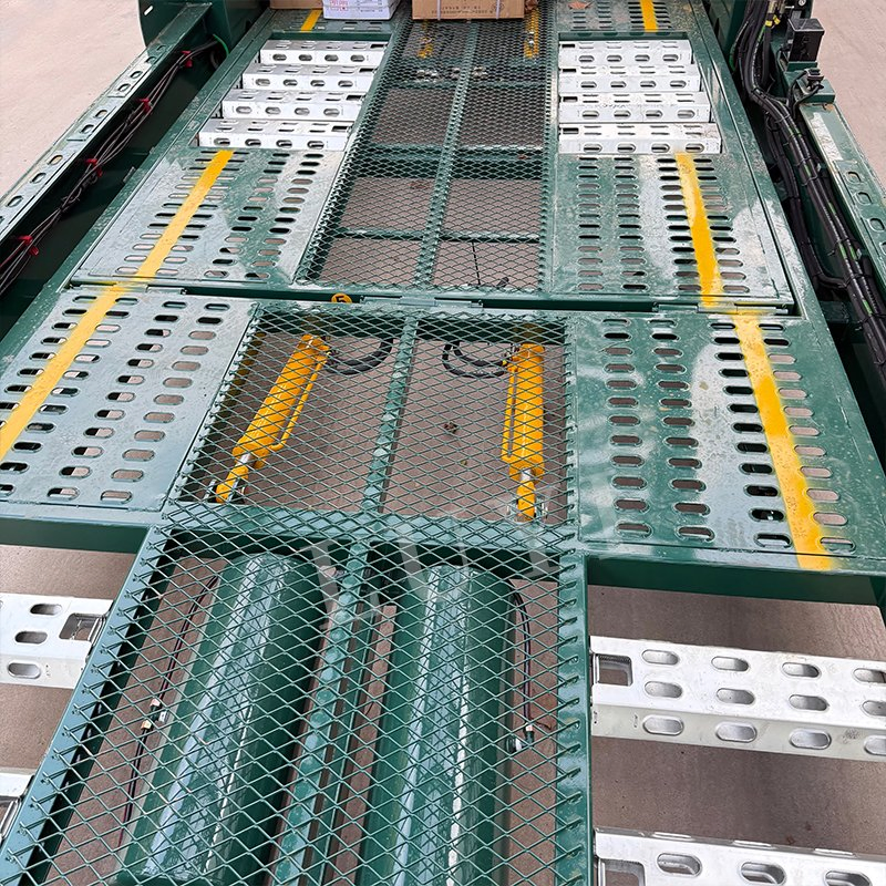 Luyi 8-Car Double Deck Multifunctional Trailer 3-Axle Auto Hauler Container Transport Semi Trailer