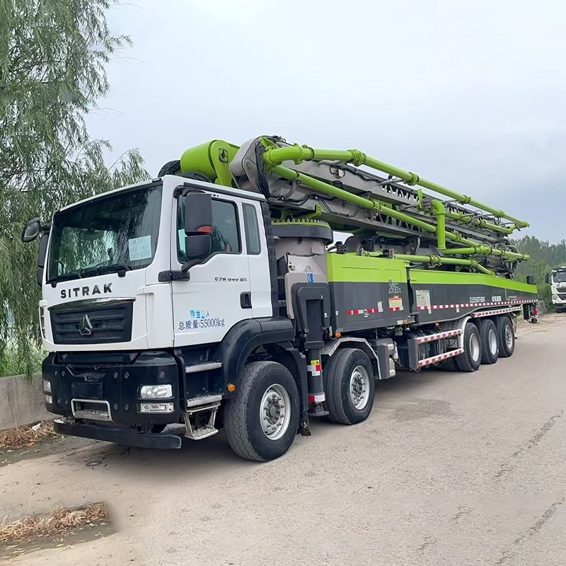 Heavy-Duty Cost-Effective Versatile Used Concrete Pump Truck with 56m Multi-Section Boom