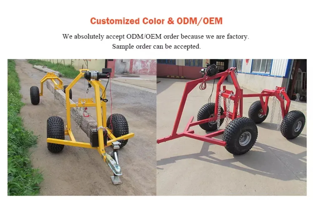 ATV Log Hauler View 1